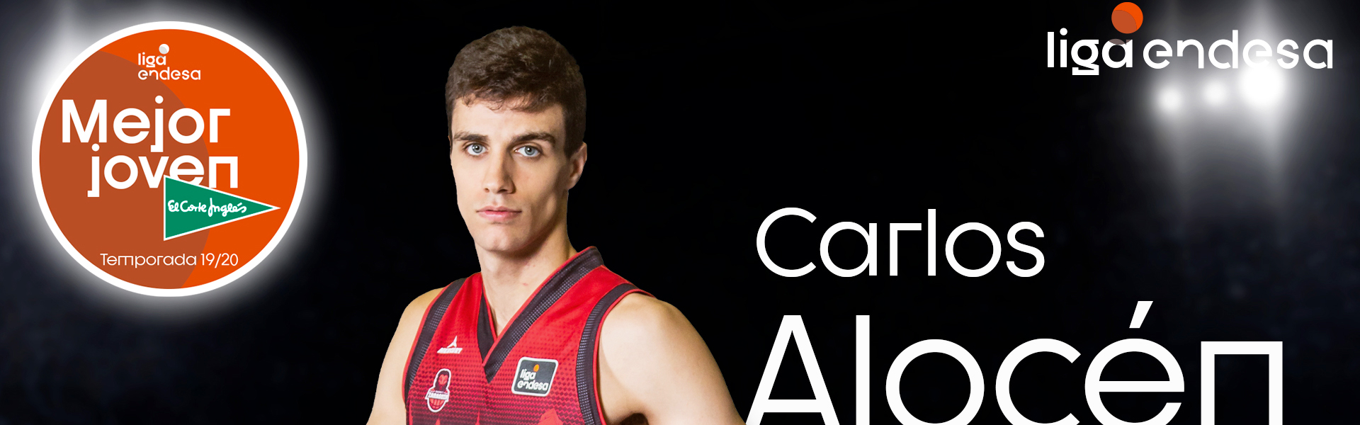 Carlos Alocén repite como Mejor Joven El Corte Inglés de la Liga Endesa - Basket Zaragoza